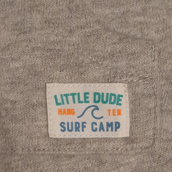 Carter's Hooded Shirt/Boys 12 Months Old,Grey Color Short sleeves, Front Pocket - Picture 4 of 7